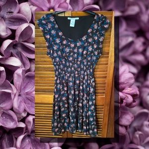 Pretty Floral American Rag Cap Sleeve Dress